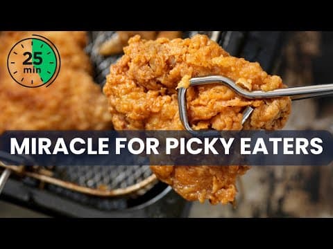 Get Your Picky Eater to Eat Protein With Air Fryer Fried Chicken