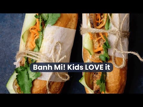 Picky Eaters Love Vegetarian Banh Mi!